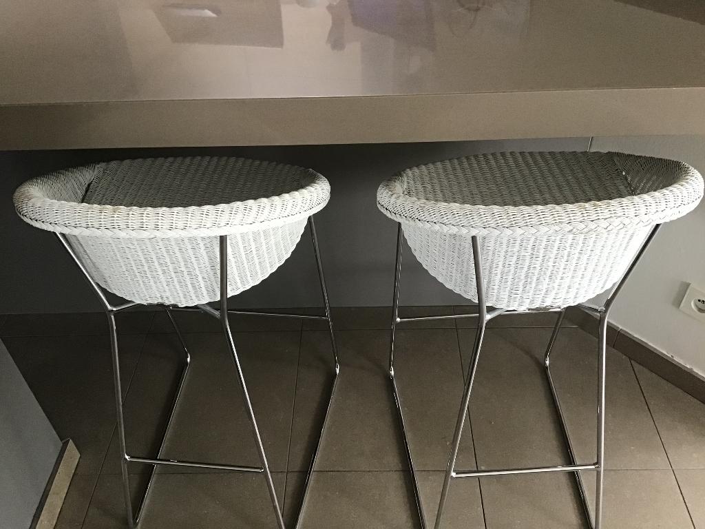 Counter stoel/ bar stoel Vincent Sheppard, Ophalen, 60 tot 90 cm, Zo goed als nieuw, Metaal