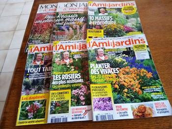 lot de 6 mag l'Ami des jardins/Mon jardin ma maison 5€/lot, Enlèvement ou Envoi, Comme neuf, Marie  et ..., Jardinage et Plantes de jardin