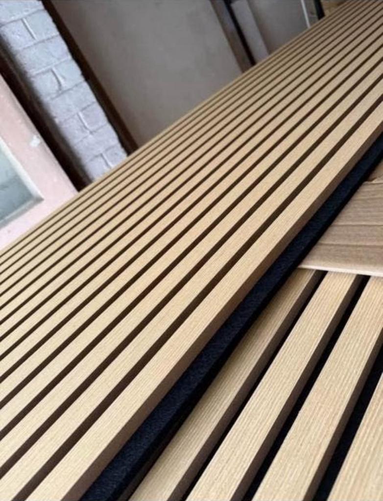 Panneaux en bois  isolant acoustique 2.70 m / 60 cm, Maison & Meubles, Accessoires pour la Maison | Décorations murale, Neuf, Autres types