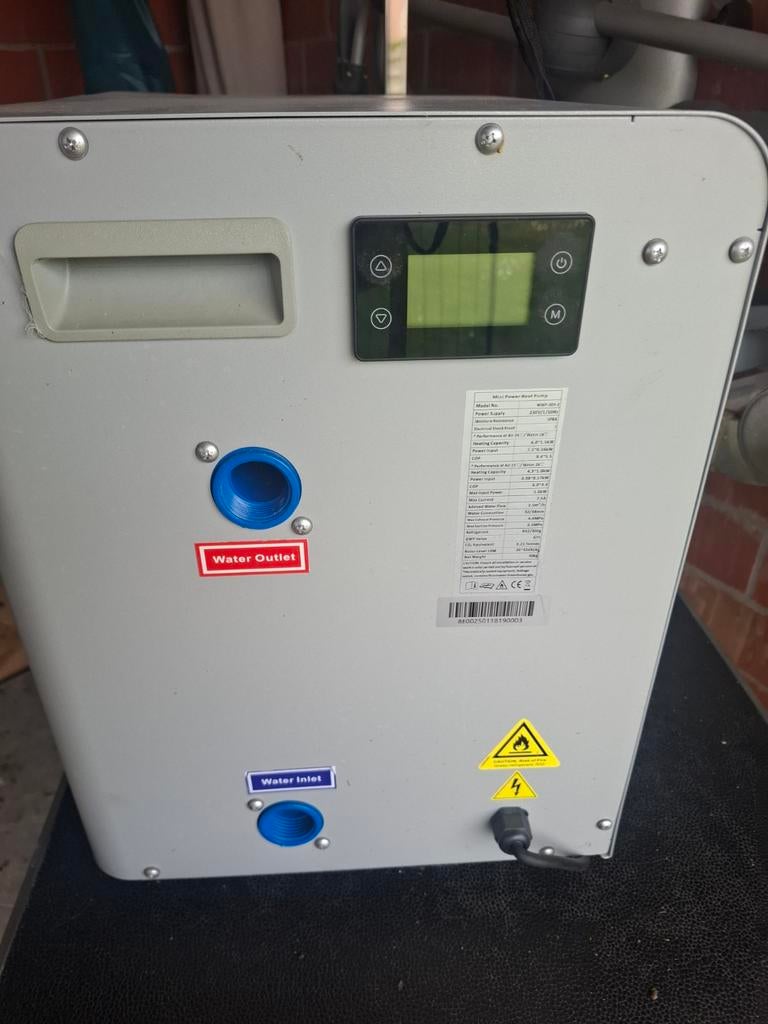 Warmtepomp voor zwembad - 5kw. Weau mini power 20, Tuin en Terras, Zwembad-toebehoren, Ophalen