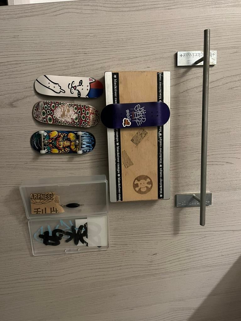 fingerboards en black river obstakels, Ophalen, Gebruikt