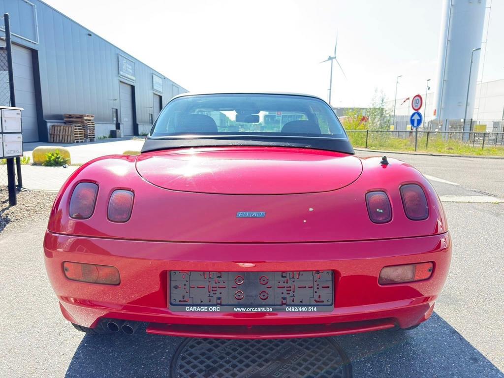 Fiat Barchetta Cabrio 1.8i benzine 16V 96Kw met Hard top, Auto's, Fiat, Testrit aan huis, Stof, Zwart, 4 cilinders