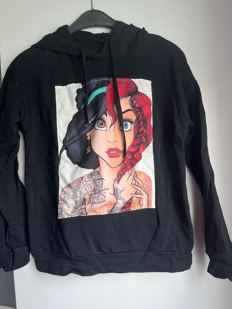 Dunne hoodie, Kleding | Dames, Ophalen of Verzenden, Zo goed als nieuw, Maat 36 (S), Zwart