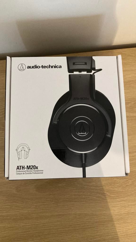 Casque Audio Technica ATH m20x, Computers en Software, Headsets, Ophalen, Zo goed als nieuw