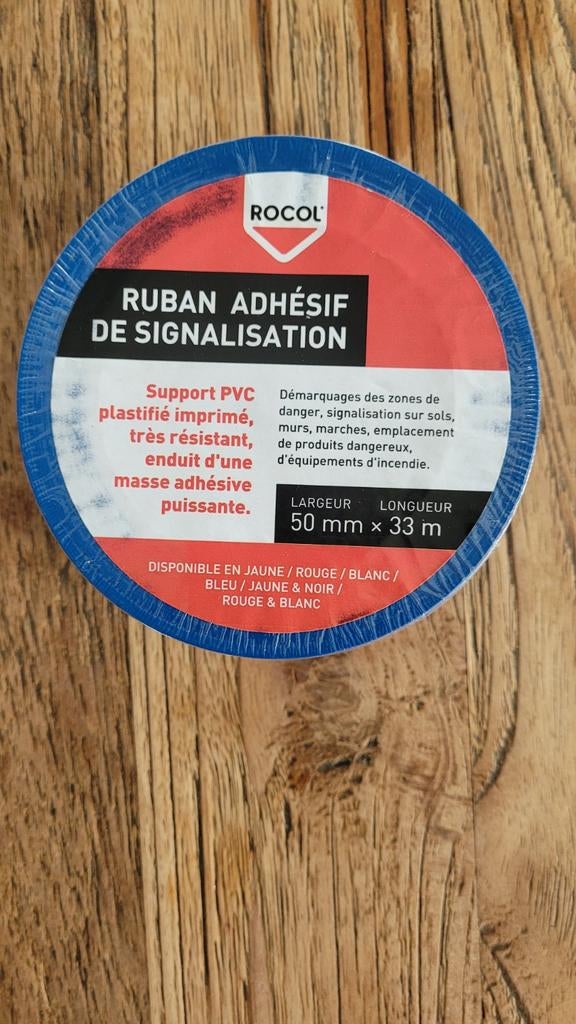 Rocol. Vloermarkeringstape easy tape PVC. 50mm x 33m., Ophalen of Verzenden