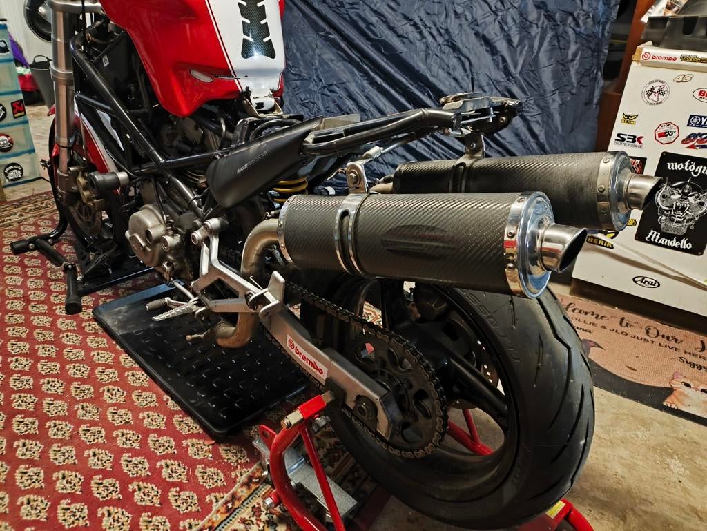 Uitlaat Shark voor Ducati Monster 620i, Ophalen of Verzenden, Gebruikt