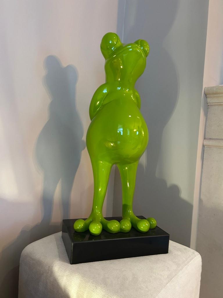 Beeld kikker, Ophalen, Zo goed als nieuw