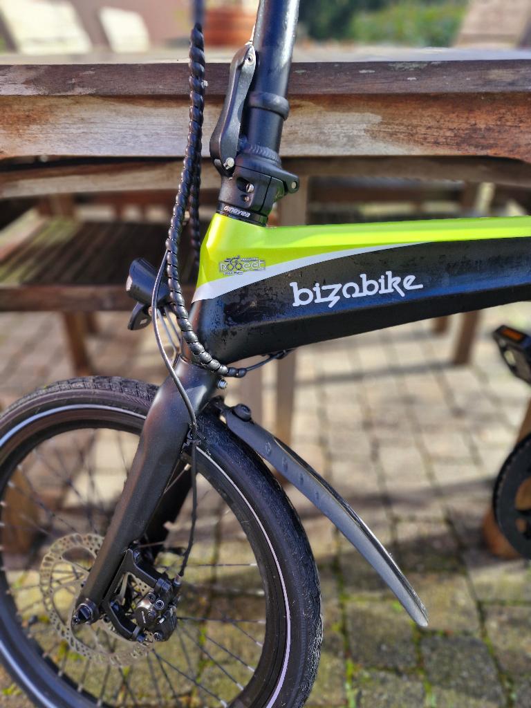 Elektrische plooifiets Bizobike E Carbon 2 - MAAR 80KM!!, Fietsen en Brommers, Fietsen | Vouwfietsen, Zo goed als nieuw, Dames