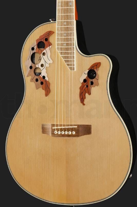 Vente URGENTE guitare Harley Benton type Ovation crème, neuf, Enlèvement, Neuf, Autres types