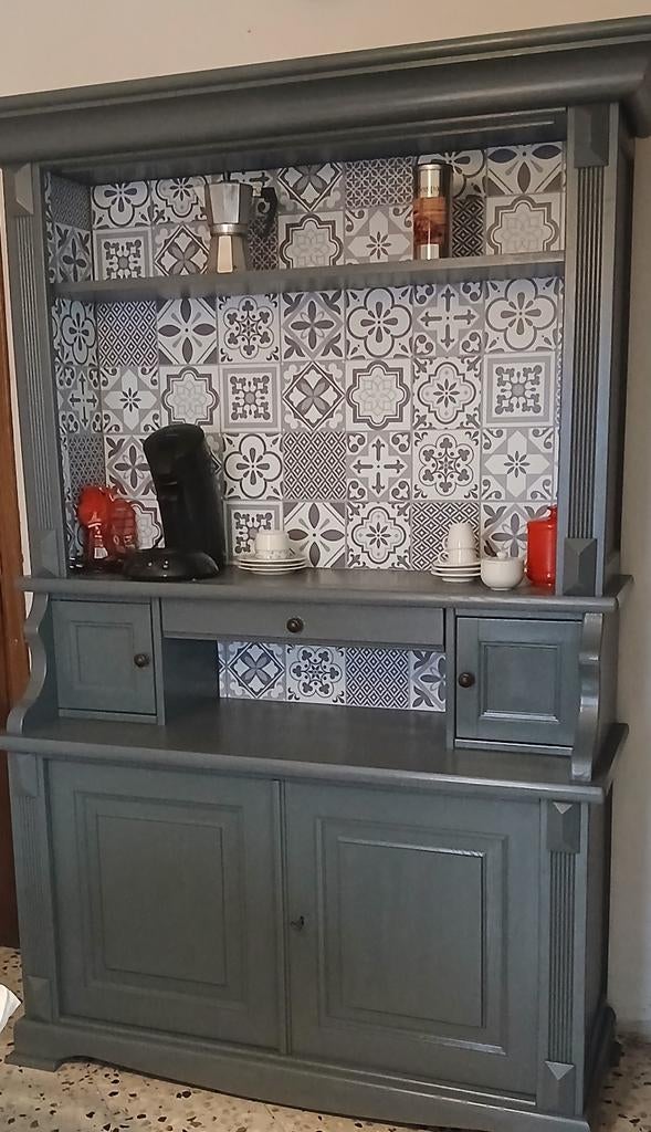 Mooi opgemaakte eiken koffiekast / buffetkast, Huis en Inrichting, Ophalen