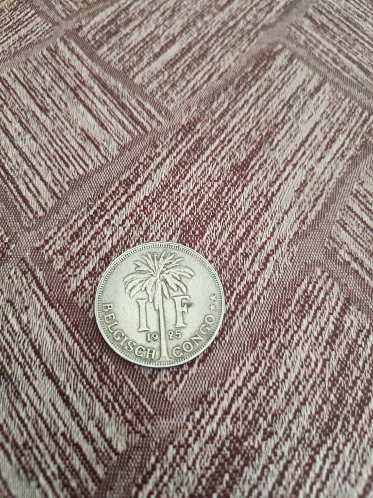 Belgische Congo 1925 is 1 frank, Ophalen