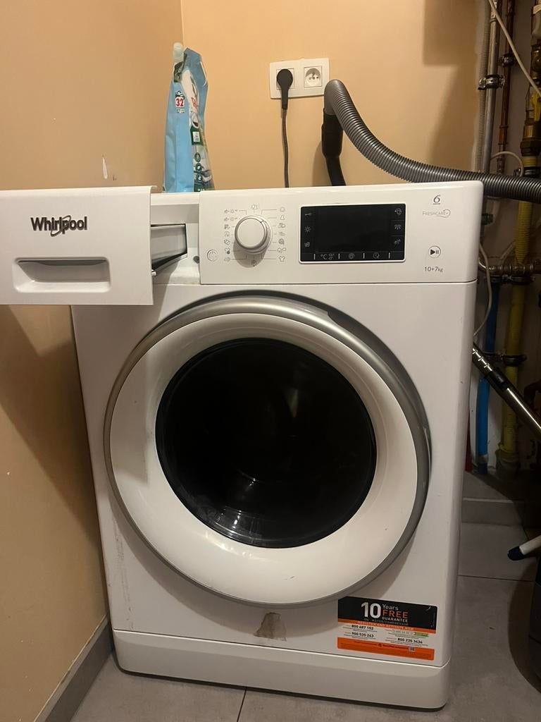 Whirlpool was-droogcombinatie, Enlèvement, Utilisé