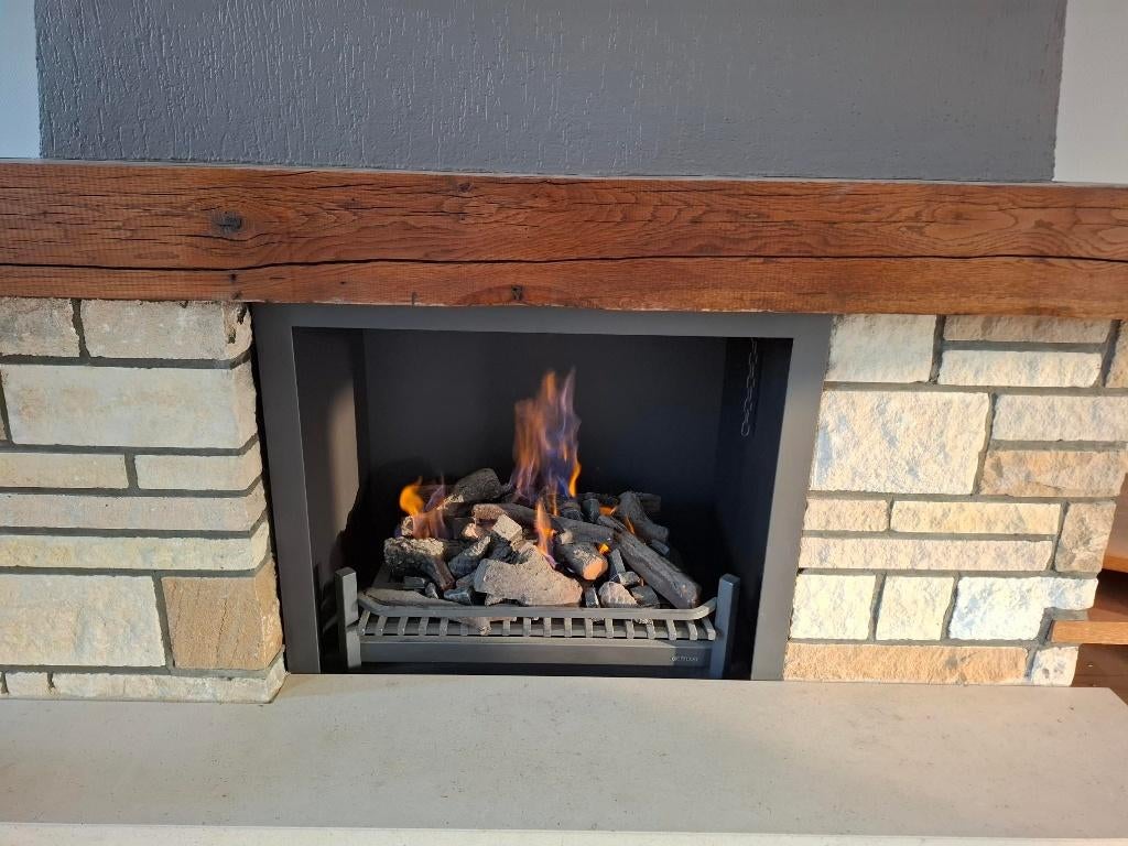 Foyer au gaz, Enlèvement, Comme neuf, Encastré, Cheminée au gaz