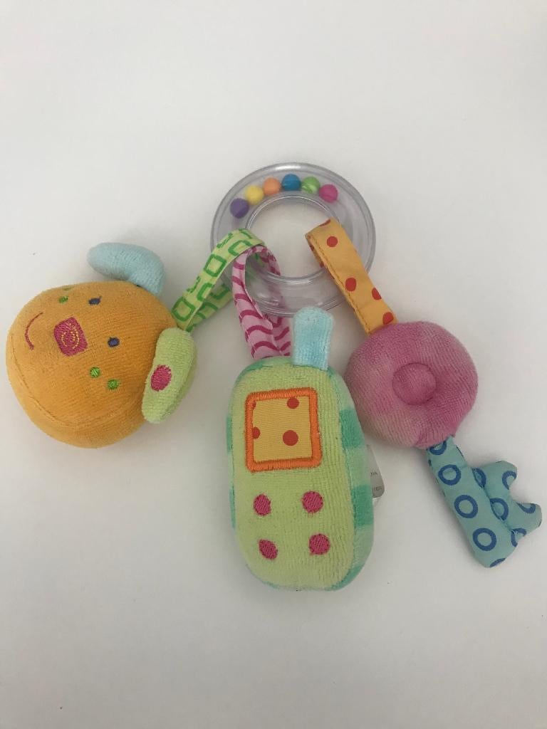 Jouets pour bébés aux couleurs vives et nettes, Enlèvement ou Envoi, Comme neuf, Hochet, Sonore