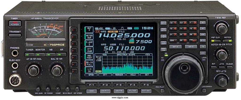 Icom IC-756 PRO 2, Telecommunicatie, Ophalen of Verzenden, Zo goed als nieuw, Zender en Ontvanger