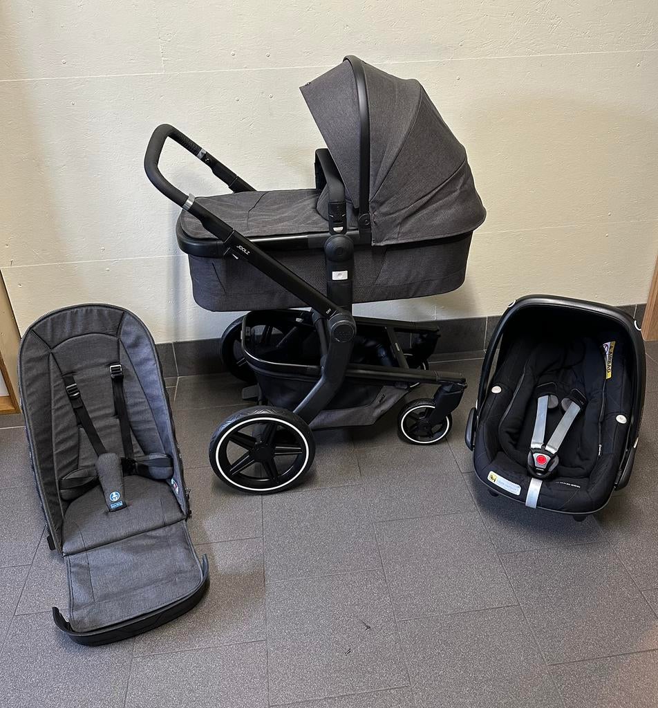 Joolz Day+ Awesome Grey 3 in 1 - COMPLEET, Kinderen en Baby's, Ophalen, Zo goed als nieuw, Maxi-Cosi