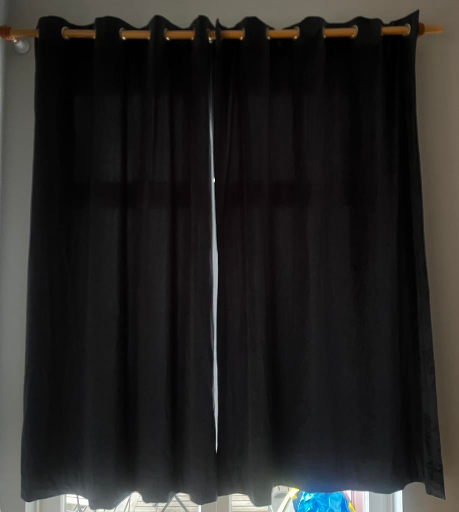 rideaux en velours bleu foncé, Enlèvement, Comme neuf