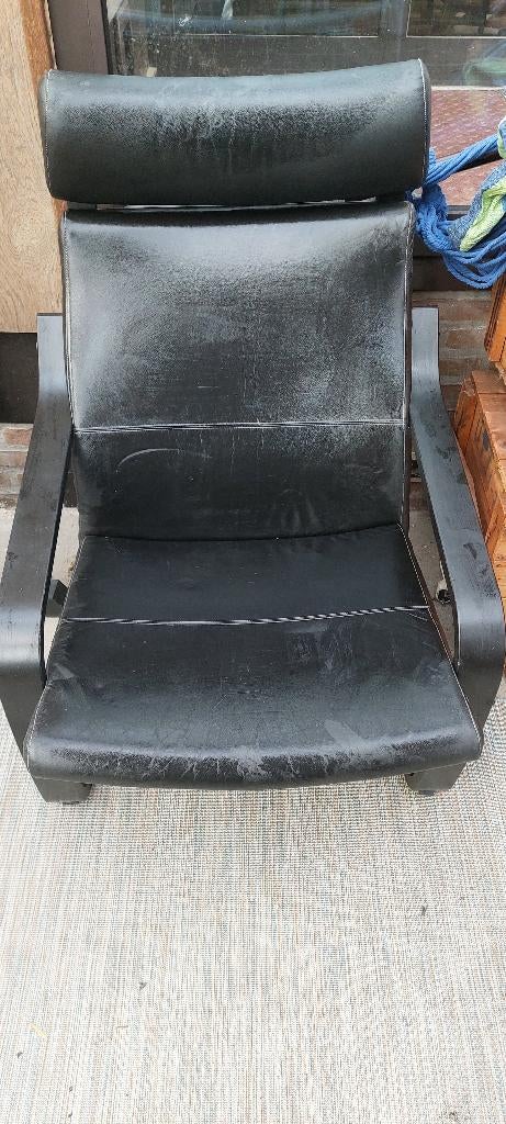 Ikea poàng fauteul, Huis en Inrichting, Fauteuils, Ophalen, Zo goed als nieuw