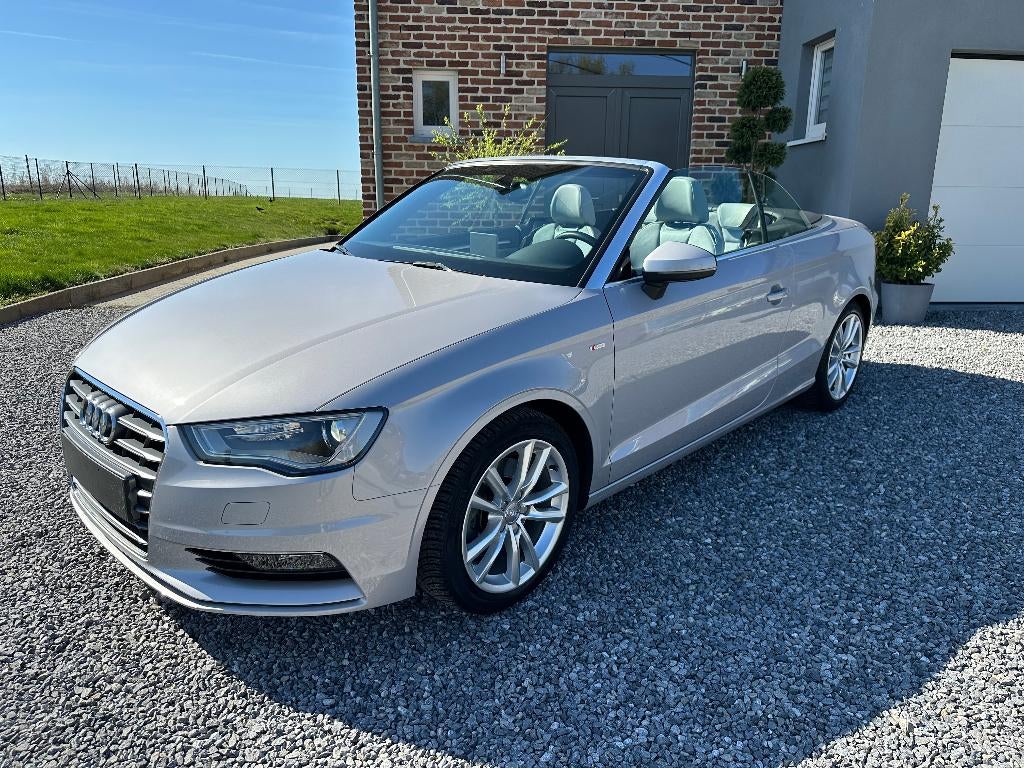 AUDI _ A3  S-LINE _ CABRIOLET _ 180pk _ CAR-PASS _ 103.000km, Auto's, Voorwielaandrijving, 4 zetels, Euro 6, 4 cilinders