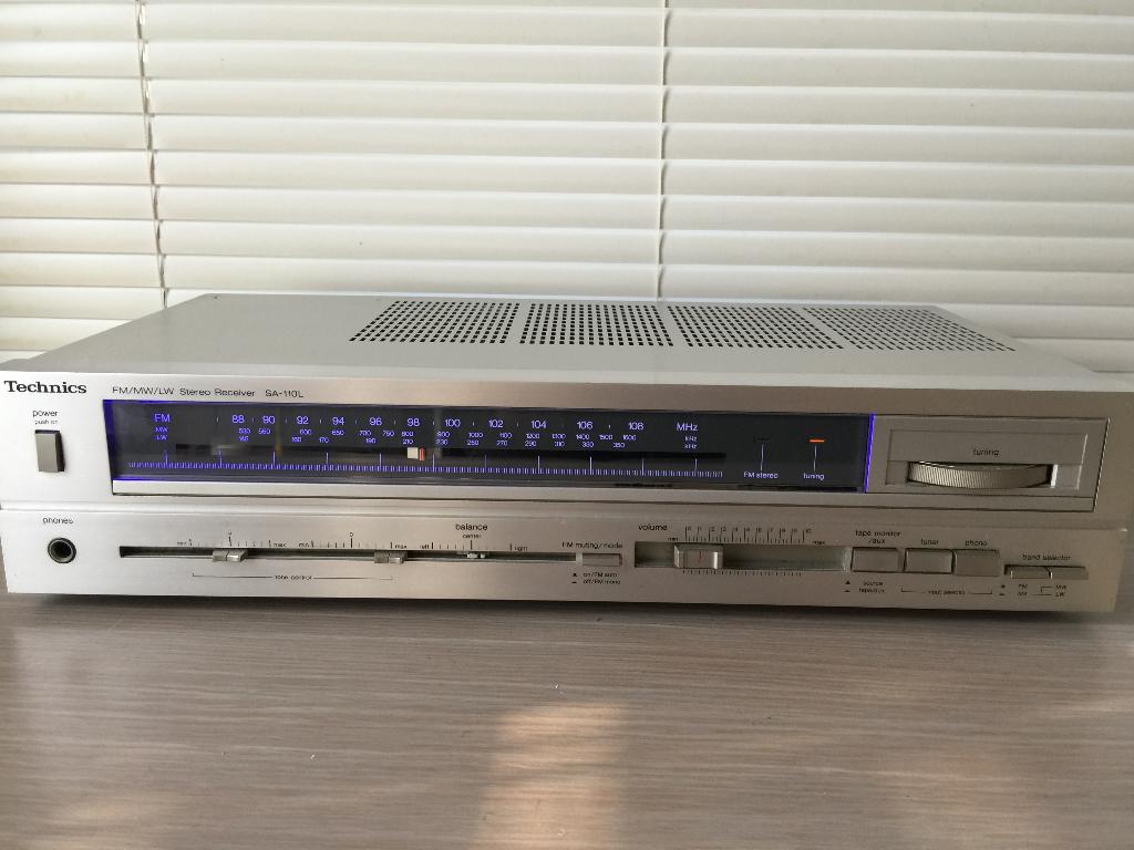 Technics SA-110L stereo receiver, TV, Hi-fi & Vidéo, Amplificateurs & Ampli-syntoniseurs, Enlèvement, Stéréo