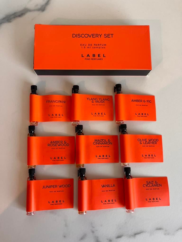 Label- coffret découverte 9x1,5 ml edp, Bijoux, Sacs & Beauté, Enlèvement ou Envoi, Comme neuf