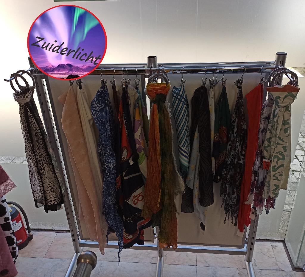 sjaals, Ophalen, Gedragen, Sjaal