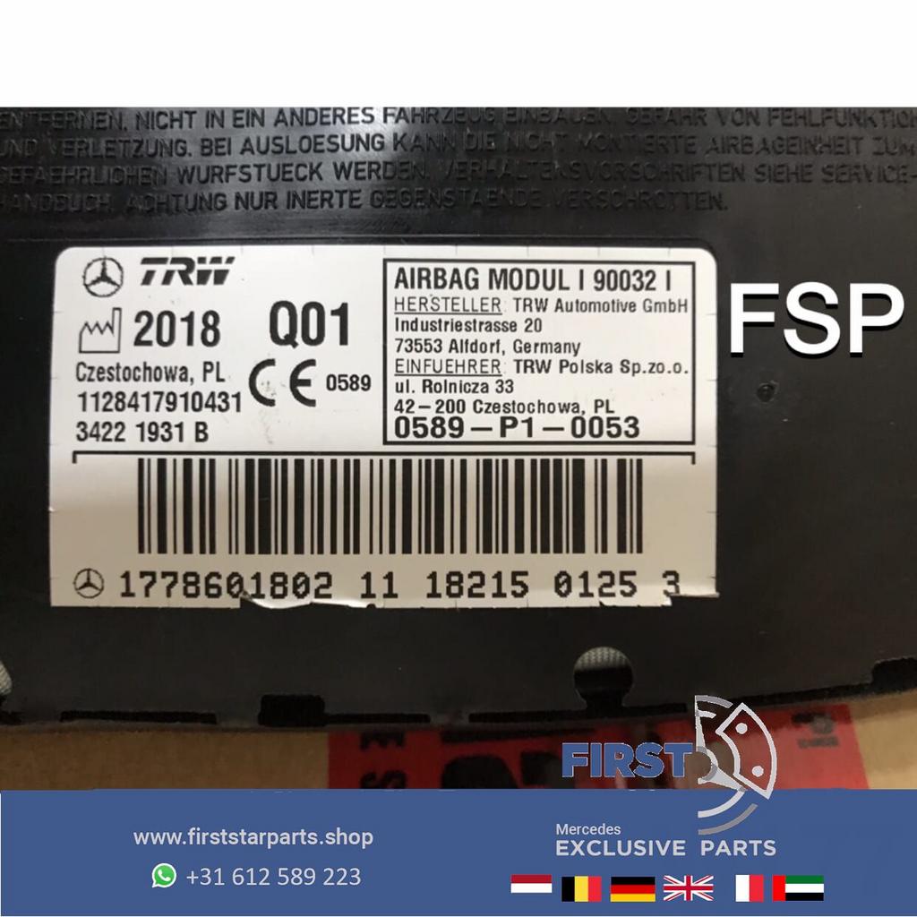 W177 V177 STOELAIRBAG RECHTS (passagier) Mercedes A Klasse 2, Utilisé, -, -, Enlèvement ou Envoi