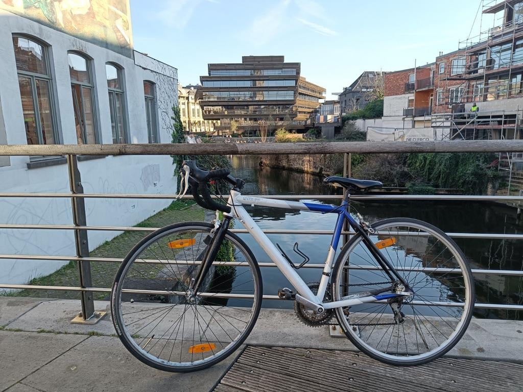 Koersfiets retro aluminium, Fietsen en Brommers, 28 inch, Gebruikt, 49 tot 53 cm, 15 tot 20 versnellingen