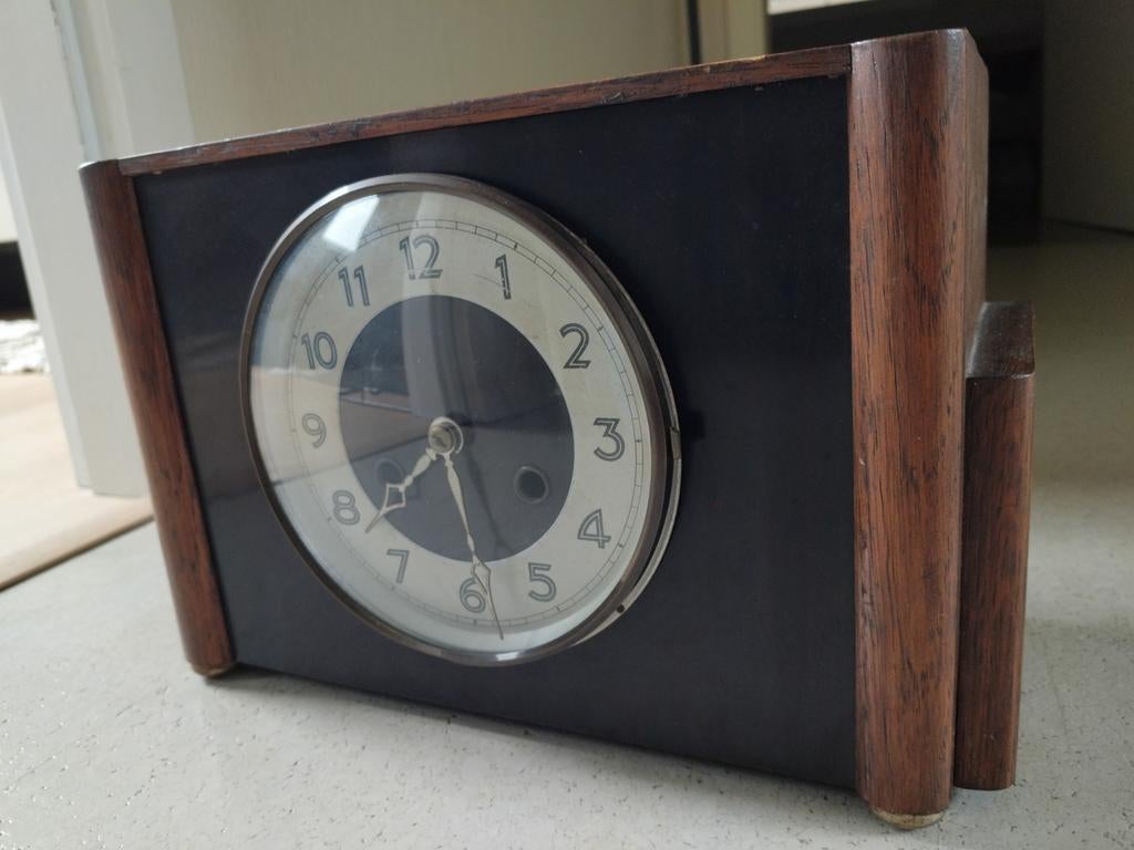 Hele mooie Art Deco mantel klok, Antiek en Kunst, Ophalen