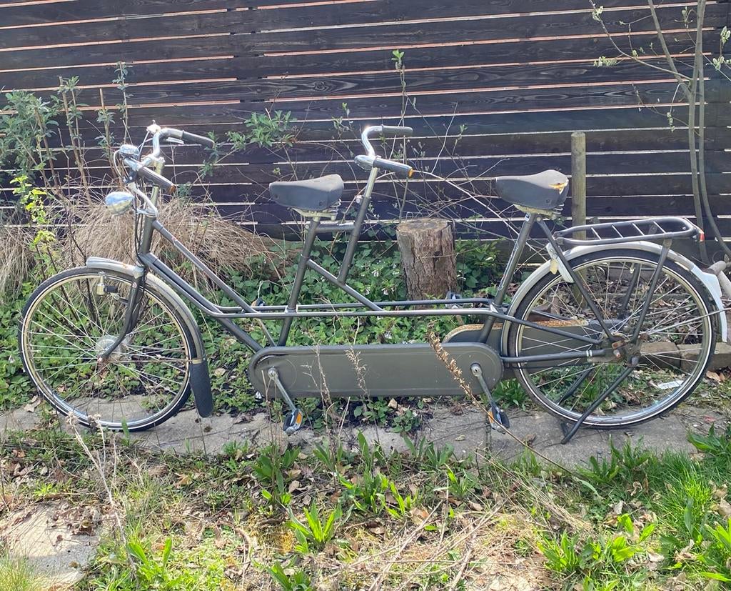 Oude Tandem gazelle, Fietsen en Brommers, Ophalen, Gebruikt