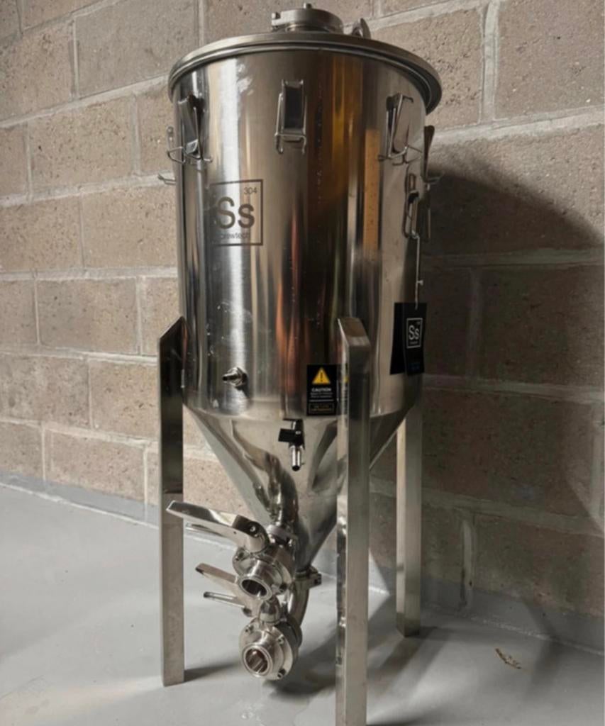 79L rvs gistvat Ss Brewtech, Ophalen of Verzenden, Zo goed als nieuw