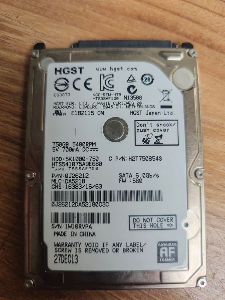 Disque dur HDD, Ophalen of Verzenden, HDD