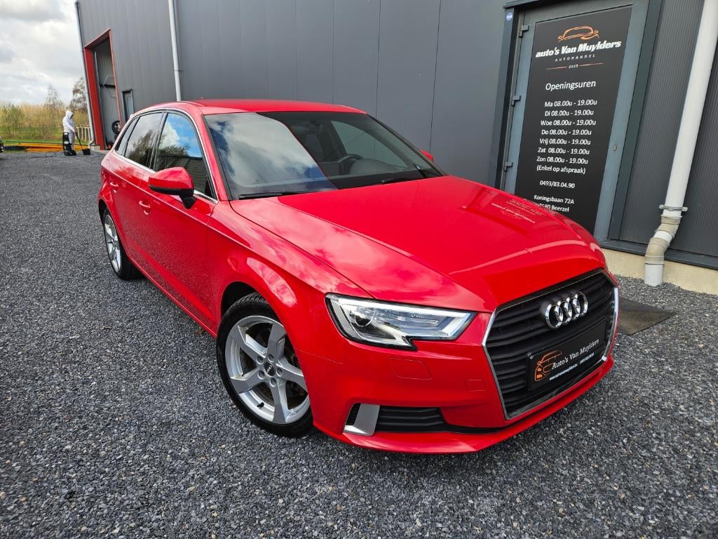 Audi A3 Sportback 2.0 TFSI 190PK 12 mois de garantie, Rouge, Achat, Entreprise, Entretenue par le concessionnaire
