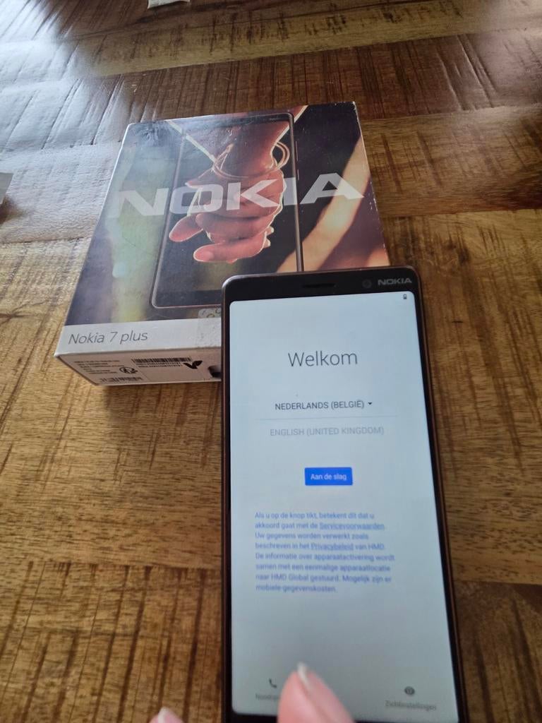 Nokia 7plus, Ophalen, Zo goed als nieuw, Zwart