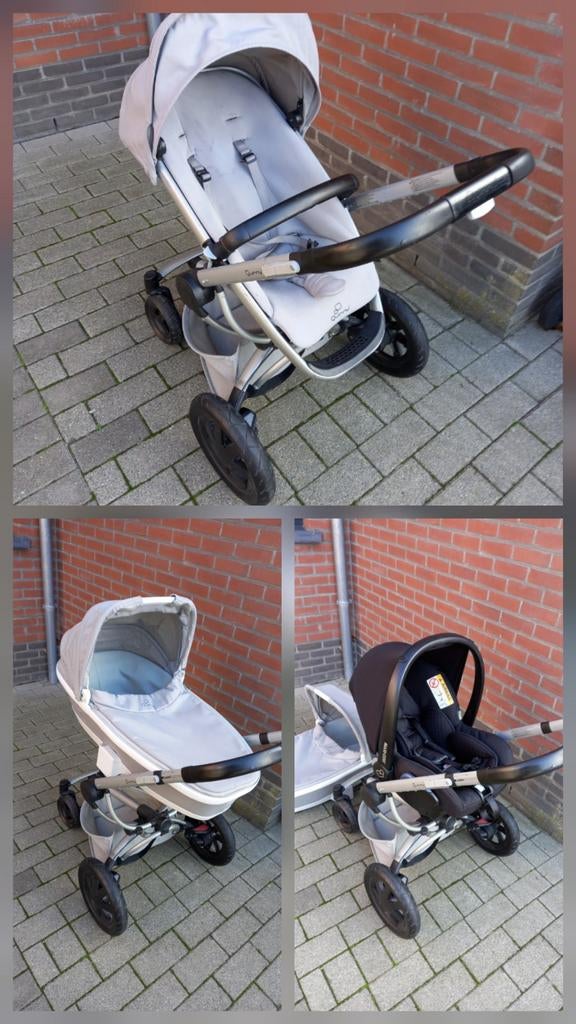 Buggyset 3 in 1 merk Quinny, Avec siège auto, Enlèvement, Poussette, Comme neuf