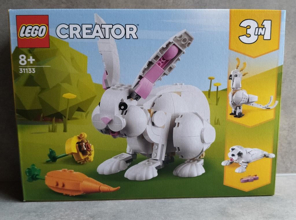 lego creator 31133 wit konijn, Enfants & Bébés, Jouets | Duplo & Lego, Neuf, Lego, Ensemble complet, Enlèvement ou Envoi