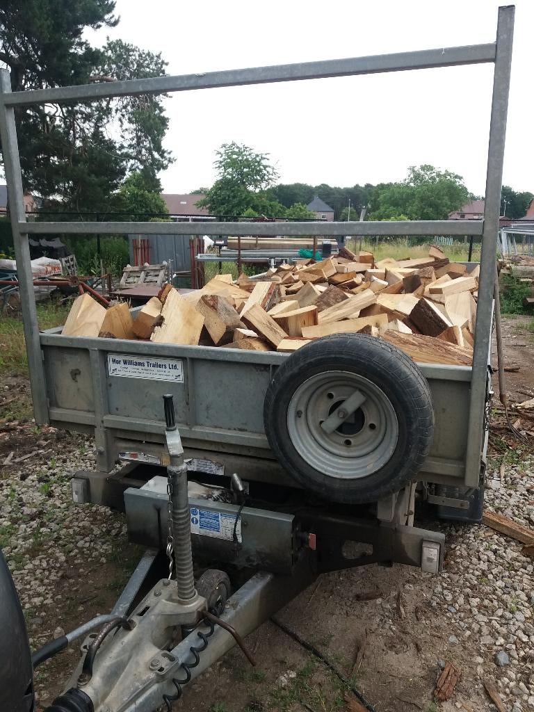 BRANDHOUT FRANSE EIK, Tuin en Terras, Brandhout, 3 tot 6 m³, Ophalen of Verzenden, Eikenhout, Blokken