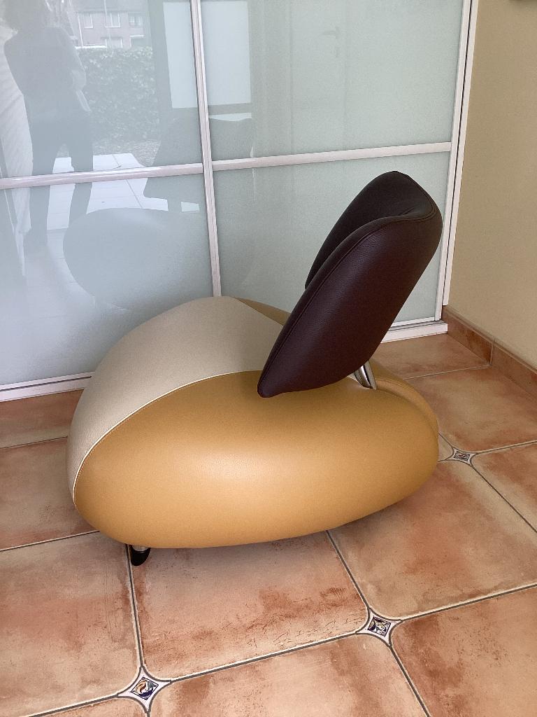 NIEUW!Leolux Pallone Pa(Paradiso collectie), Ophalen, Nieuw, Leer, Durlet Sede Cassina Knoll vitra