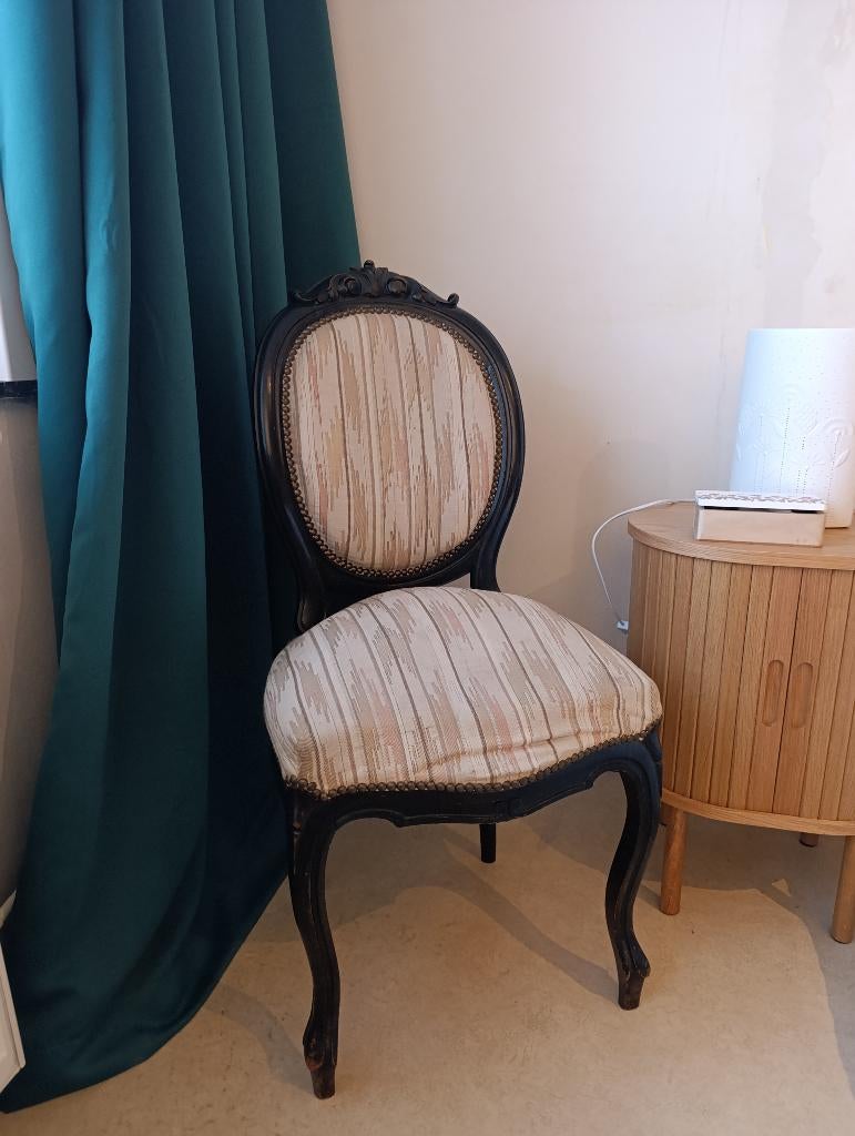 Chaise baroque, Maison & Meubles, Enlèvement, Utilisé, Baroque, Blanc