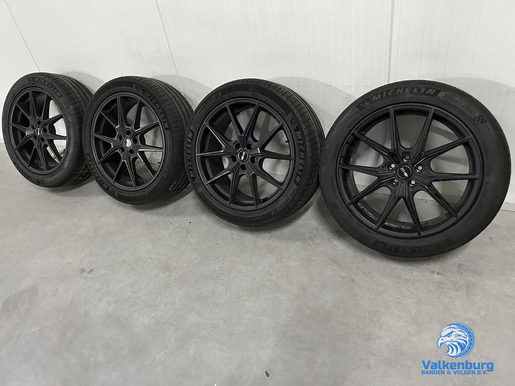 Audi Q5 Q7 VW Touareg 20 inch Brock zwarte velgen 5x112 TPMS, Auto-onderdelen, Banden en Velgen, Gebruikt, 255 mm, -, -
