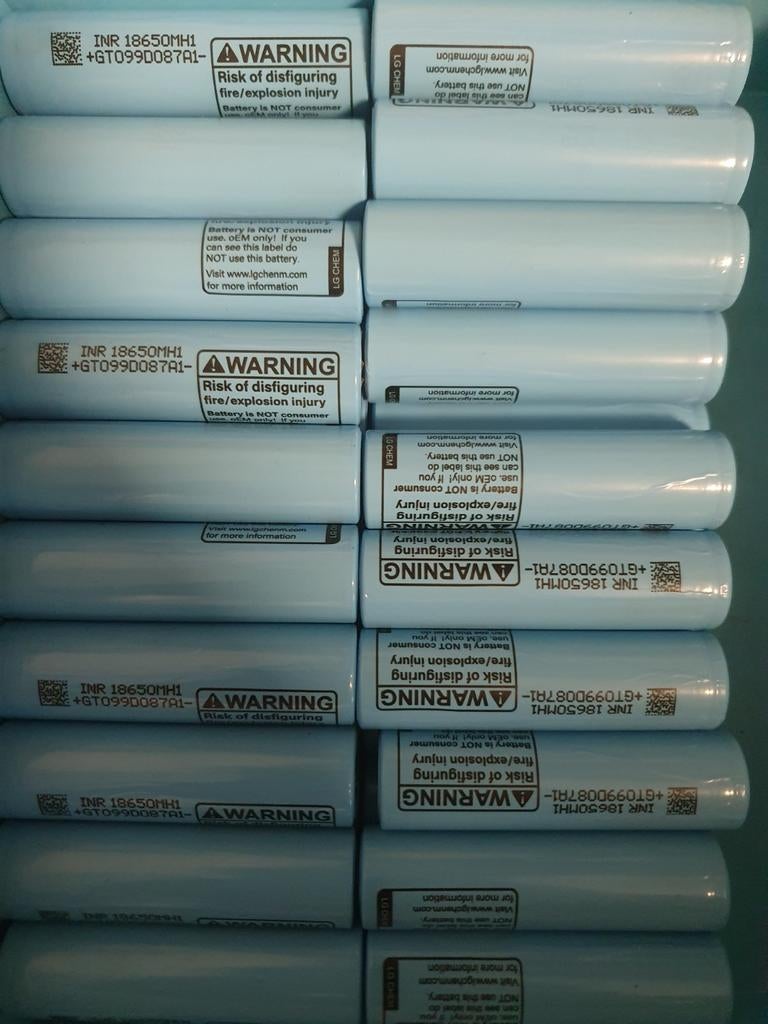 LG MH1 18650 cellen — 3200 mAh — lithiumbatterij voor draffi, Verzenden