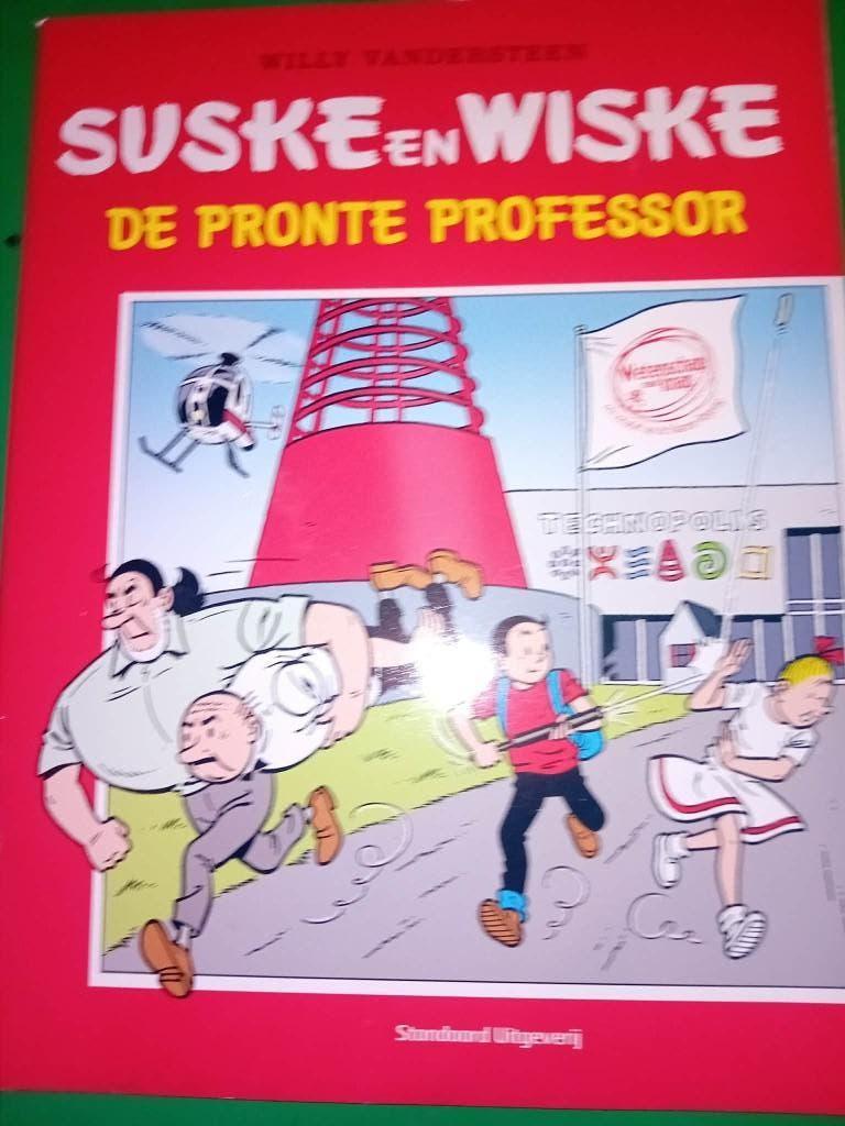 strip suske & wiske de pronte professor, Willy Vandersteen, Eén stripboek, Ophalen of Verzenden, Zo goed als nieuw