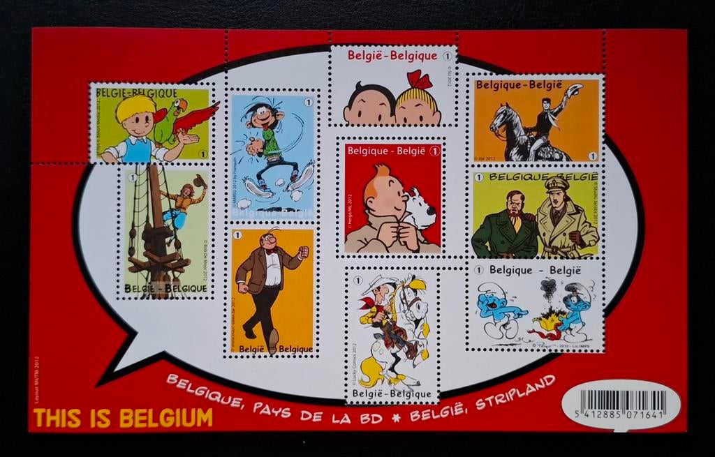 België: OBP 4258/67-BL201 ** This is Belgium 2012., Frankeerzegel, Ophalen of Verzenden, Zonder stempel, Postfris