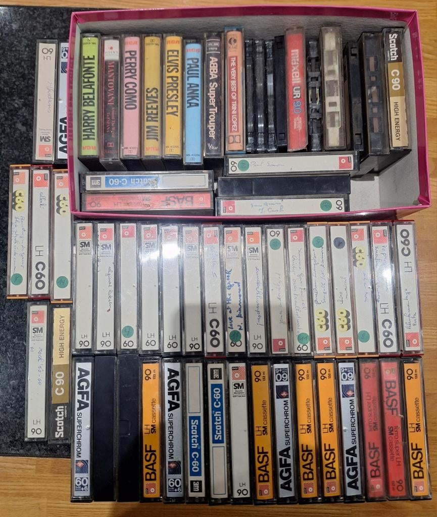 Cassettes lot, Cd's en Dvd's, Ophalen of Verzenden