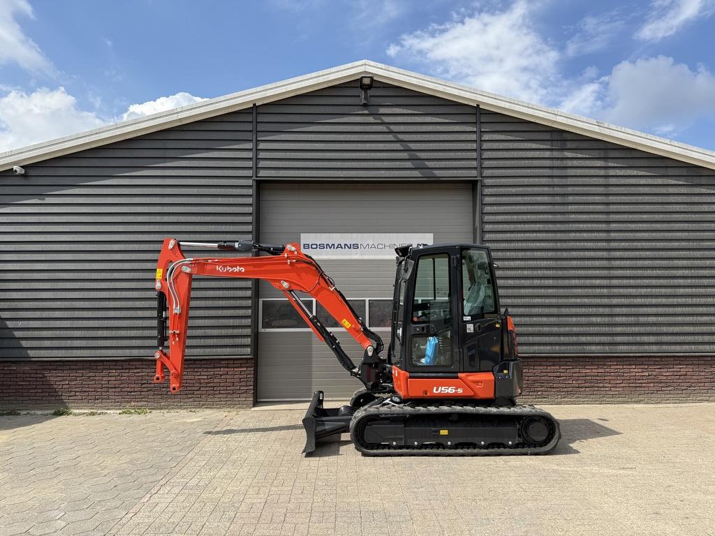 Kubota U56-5 minigraver NIEUW, Zakelijke goederen, Machines en Bouw | Kranen en Graafmachines, Kubota Hol, Kbt_g.eu_market_surveillance@kubota.com