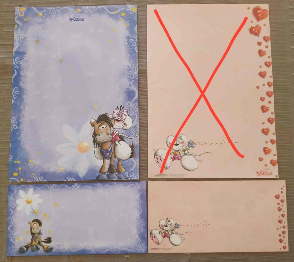 Diddl briefpapier A4/1, Collections, Diddl, Enlèvement ou Envoi, Diddl, Utilisé, Papier, Carte ou Papeterie