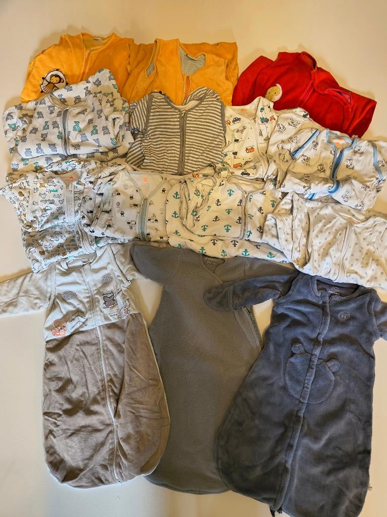14 slaapzakken baby's verschillende maten, Kinderen en Baby's, Ophalen of Verzenden, Gebruikt, Slaapzak