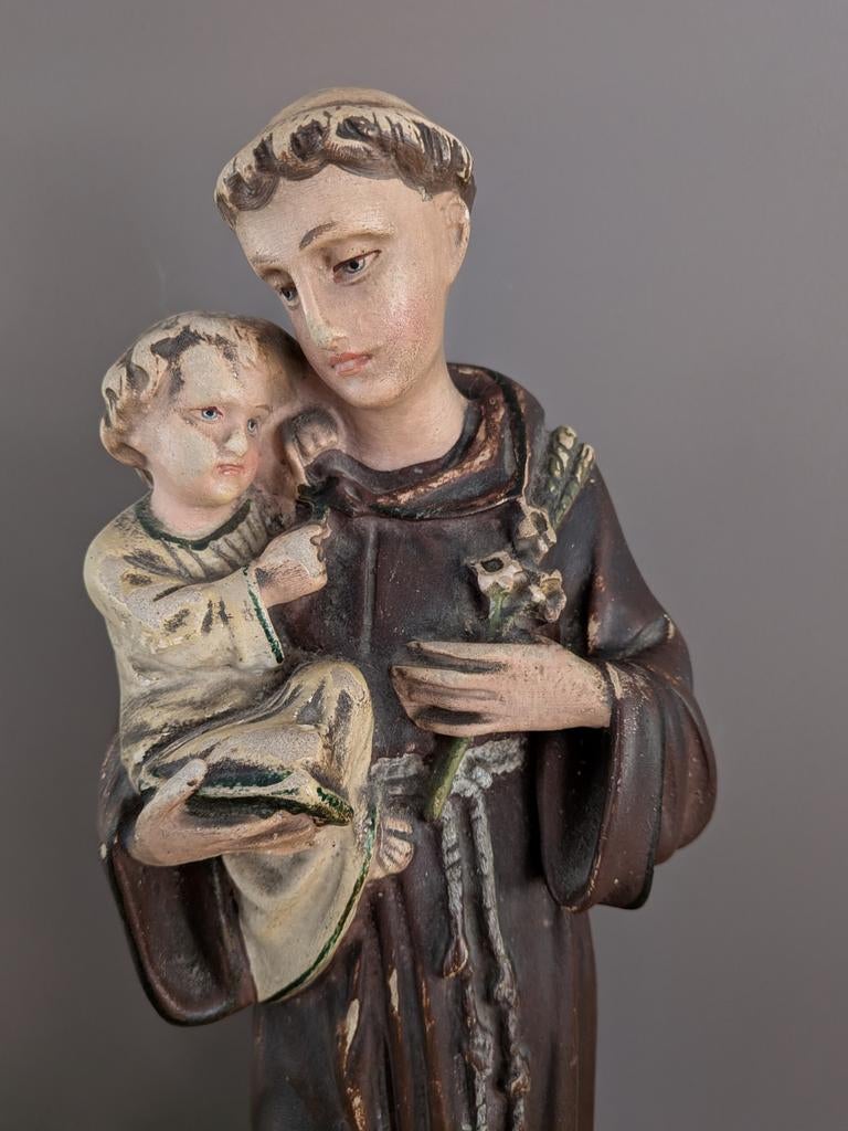 Statue ancienne Saint Antoine de Padoue, Antiquités & Art, Enlèvement