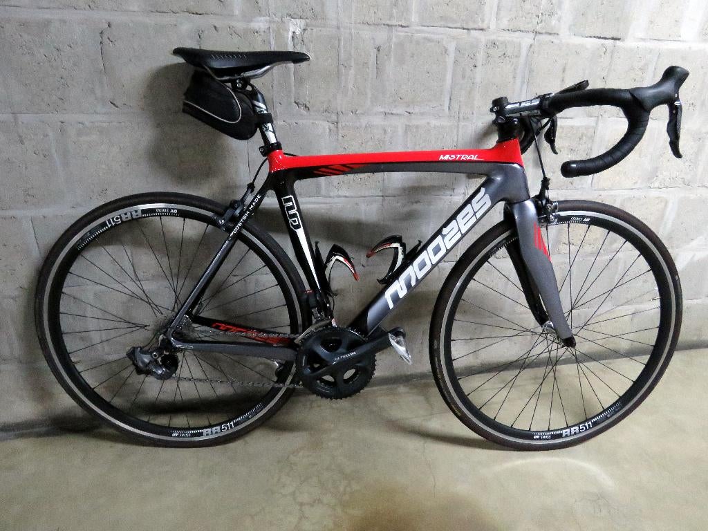 Koersfiets Moozes Mistral carbon maat 54., Vélos & Vélomoteurs, Comme neuf, Enlèvement, 53 à 57 cm, 15 à 20 vitesses