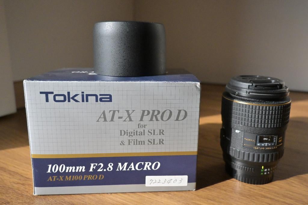 Tokina 100mm F 2,8 Macrolens voor Nikon, Audio, Tv en Foto, Foto | Lenzen en Objectieven, Ophalen, Zo goed als nieuw, Macrolens